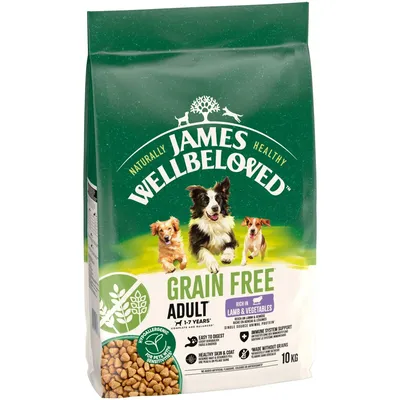 James Wellbeloved Grain Free Adult Dog Hypoallergenic Lamb & Vegetables - 10kg James Wellbeloved Grain Free Adult Dog Hypoallergenic Lamb & Vegetables - 10kg