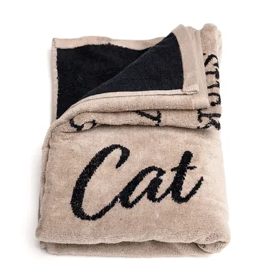 TIAKI Badehandtuch "Home" für Katzen - L 140 x B 90 cm
