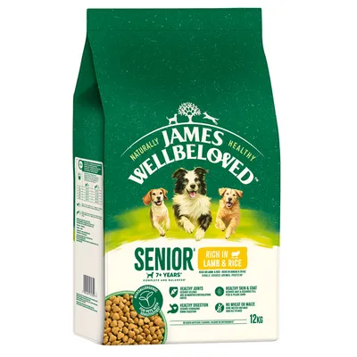 James Wellbeloved Senior Dog Hypoallergenic Lamm & Reis - Sparpaket: 2 x 12 kg James Wellbeloved Senior Dog Hypoallergenic Lamm & Reis - Sparpaket: 2 x 12 kg