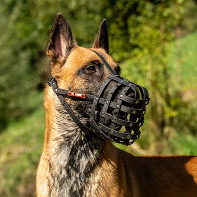 COLORI® 2.0 Bozal para perro pastor L, negro