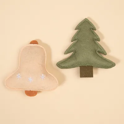 TIAKI елхичка и камбанка, комплект играчки за котки