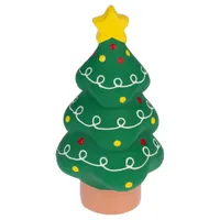 TIAKI Hundespielzeug Latex-Weihnachtsbaum - Ø 9 x L 18 cm
