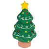 TIAKI hondenspeelgoed latex kerstboom Ø 9 x L 18 cm