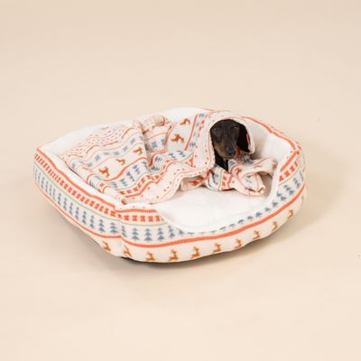 TIAKI legowisko i koc Nordic Winter