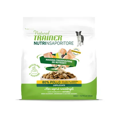 Lot économique Natural Trainer NutrInsaporitore Toppers lyophilisés adult 7 x 120 g - poulet