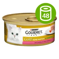 Mieszany megapakiet Gourmet Gold Mus, 48 x 85 g - Pakiet mięsny