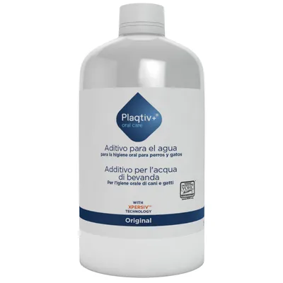 Plaqtiv+ Oral Care Additivo per l'acqua per la cura dei denti - 500 ml