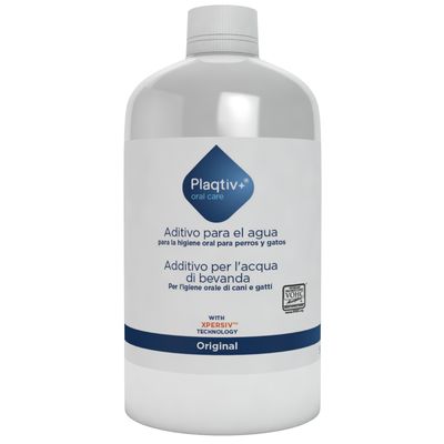 Plaqtiv+ Oral Care Additivo per l'acqua per la cura dei denti 500 ml