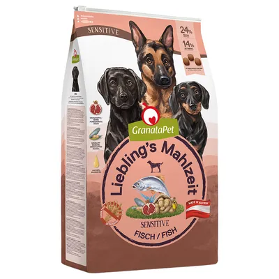 GranataPet Liebling's Mahlzeit Adult Sensitive con pescado - 2 x 10 kg - Pack Ahorro