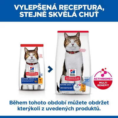 Hill's Science Plan Mature Adult 7+ kuracie - 7 kg