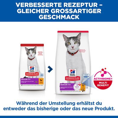 Hill's Science Plan Senior 11+ Huhn