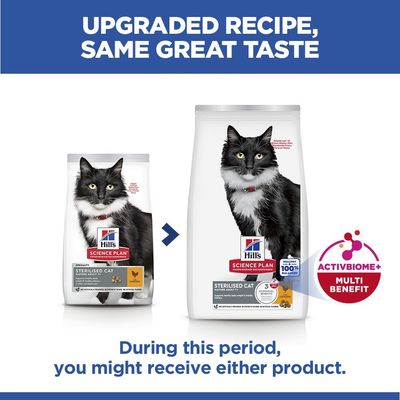 Hill's Science Plan Sterilised Cat Mature Adult 7+ Chicken