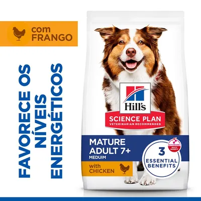 Hill's Science Plan Mature Adult 7+ Medium com frango - 6 kg