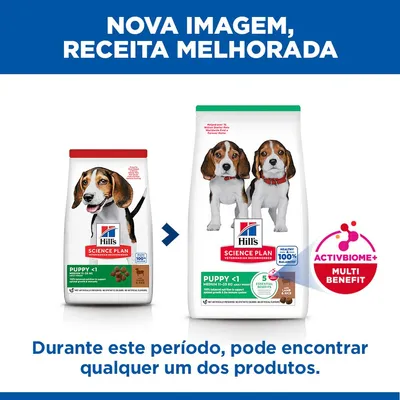 Hill's Science Plan Puppy <1 Medium com cordeiro e arroz - Pack económico: 2 x 14 kg