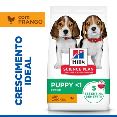 Hill's Science Plan Puppy <1 Medium com frango - 14 kg