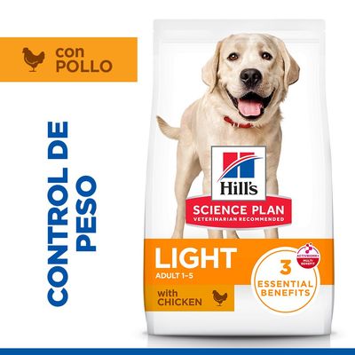 Hill's Science Plan Light Adult 1-5 Large con pollo