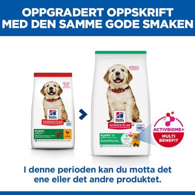 Hill's Science Plan Puppy <1 Large med kylling