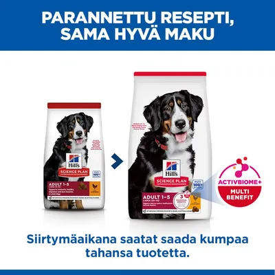 Hill's Science Plan Adult 1–5 Large Breed kana - 18 kg