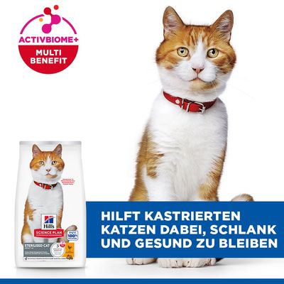  Hill's Science Plan Sterilised Cat Adult 1-6 poulet