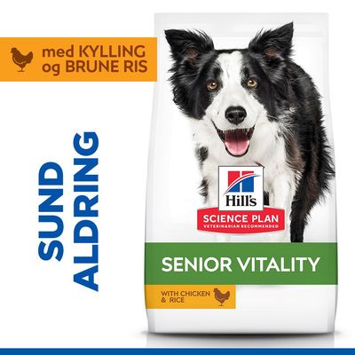 Hill's Science Plan Senior Vitality Mature Adult 7+ Medium med kylling & ris