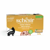 Pachet economic Schesir Complete Nutrition Filet în gelatină 24 x 50 g - Ton cu pui
