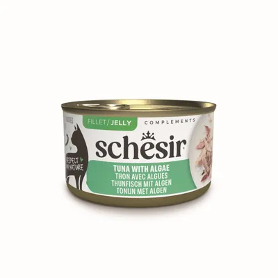 Schesir Complements v želé 6 x 70 g - tuňák s mořskými řasami Schesir Complements v želé 6 x 70 g - tuňák s mořskými řasami
