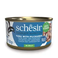 Schesir Complete Nutrition Filete en gelatina 6 x 85 g - Atún con sardinas