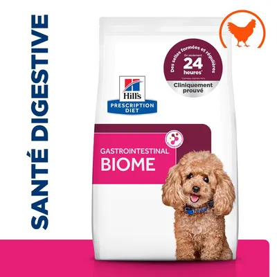 Hill's Prescription Diet Gastrointestinal Biome Mini poulet - lot % : 2 x 6 kg