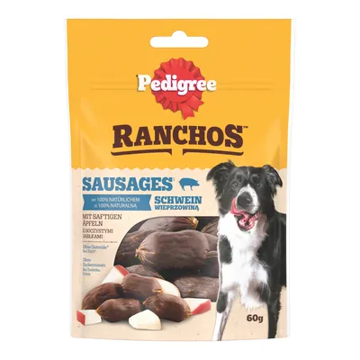 Pedigree Ranchos worstjes - Varkensvlees & Appel (60 g)