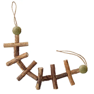 Aumüller Silver Vine Centipede Dental Toy - 1 Toy