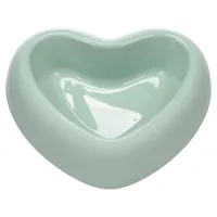 Flamingo Pandor ruokinta- ja juomakuppi Heart, vihreä - 750 ml