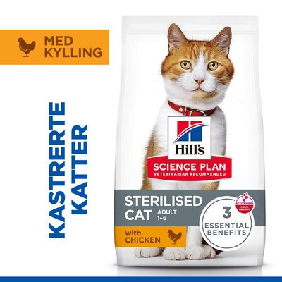 Hill's Science Plan Sterilised Cat Adult 1-6 kylling