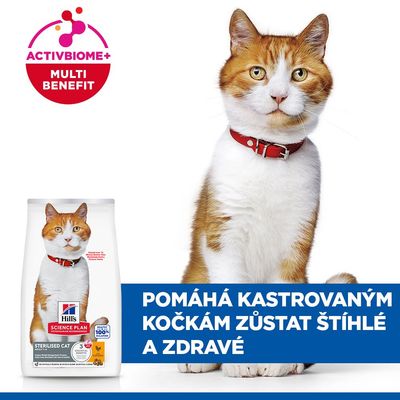 Hill's Science Plan Sterilised Cat Adult 1-6 kuracie - 10 kg