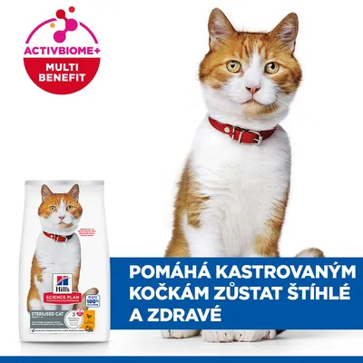 Hill's Science Plan Sterilised Cat Adult 1-6 kuracie - 10 kg