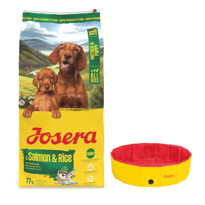 Josera: 10 kg / 12,5 kg karma sucha + Basen dla psa gratis!
