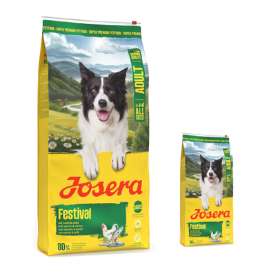 12,5 kg + 3 kg gratis! 15,5 kg Josera 15,5 kg Festival