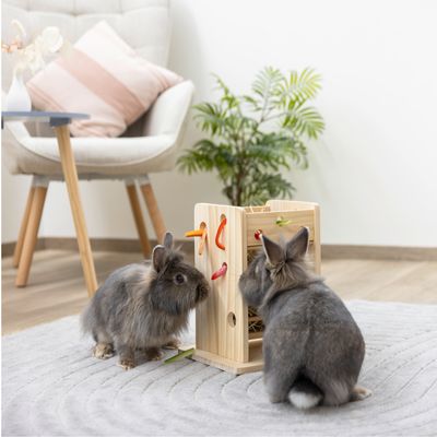 Kerbl Pet hooi- en groentetoren voor kleine dieren