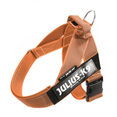 Julius-K9 IDC® Color & Grey szelki dla psa, pomarańczowo-szare