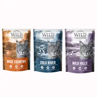 Probiermix Wild Freedom Trockenfutter - 3 x 400 g Geflügel, Lachs und Ente