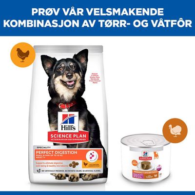 Hill's Science Plan Perfect Digestion Adult Small & Mini Mousse