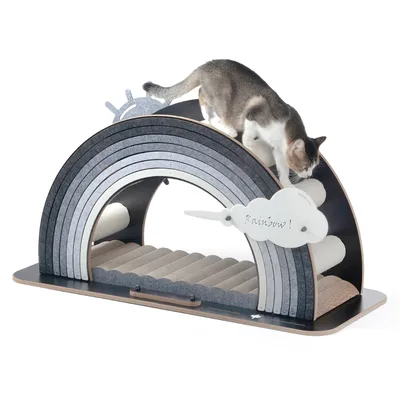 Canadian Cat Company Design Έπιπλο Ξυσίματος Rainbow - γκρι