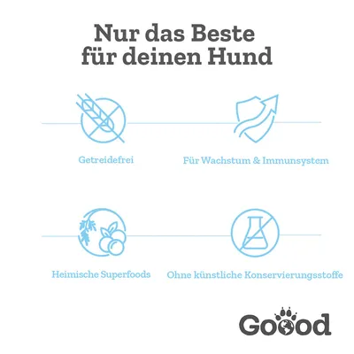 Goood Junior Dog 6 x 800 g - Freiland-Lamm
