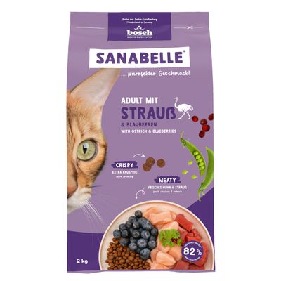 Sanabelle Adult, struś i jagody