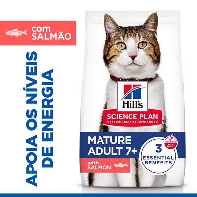 Hill's Science Plan Mature Adult 7+ com salmão