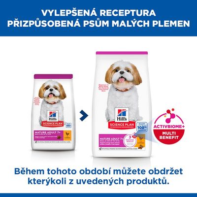 Hill's Science Plan Mature Adult 7+ Small & Mini kuracie