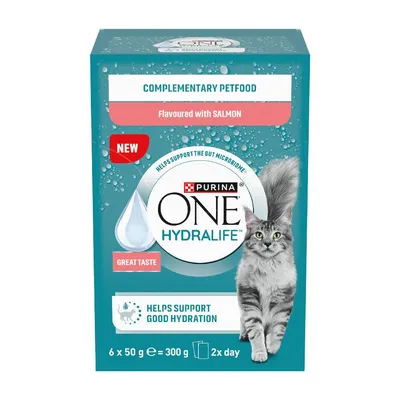 PURINA ONE Hydralife Salmon - 6 x 50g