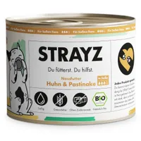 STRAYZ BIO 6 x 200 g - Bio-Huhn & Bio-Pastinake in Soße