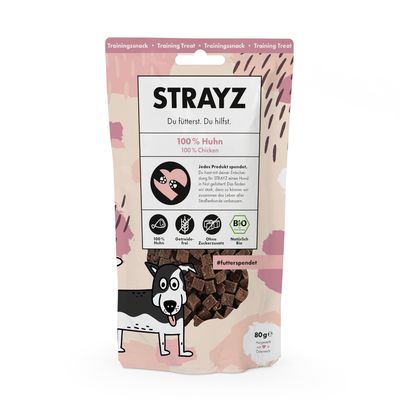 STRAYZ BIO Trainingssnack 80 g (Bio-Kip)