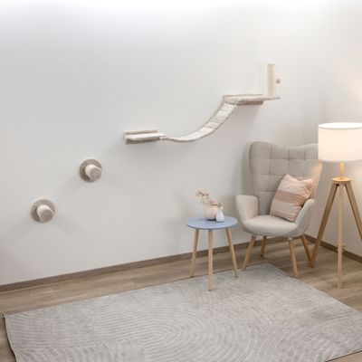 Kerbl Pet Kletterwand Matterhorn für Katzen, beige