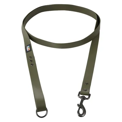 Rukka Laisse pour chien Biodipro, olive - taille : S : 180 cm de long, 15 mm de large Rukka Laisse pour chien Biodipro, olive - taille : S : 180 cm de long, 15 mm de large